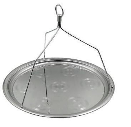 Anka Askılıklı Tepsi Çelik 35 cm 