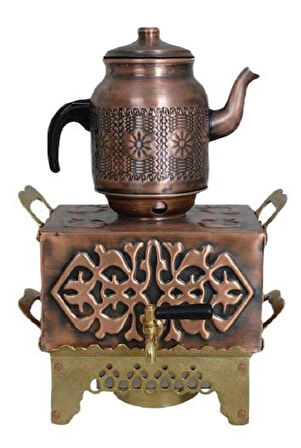 Anka Masaüstü Jelli Çay Sunum Bakır 1.5 + 5 Lt