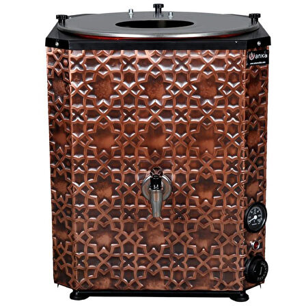 Anka Yeni Nesil Çay Makinesi 1 Demlikli 10 Litre Bakır