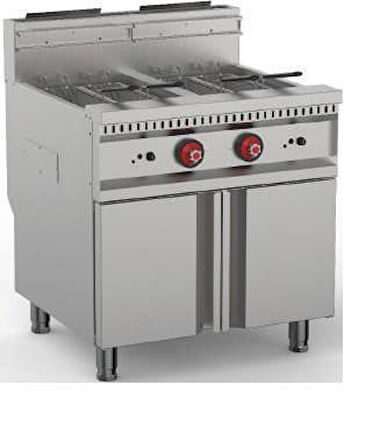 Himaksan  Çiftli Fritöz Dolaplı Doğalgazlı 700 Serisi