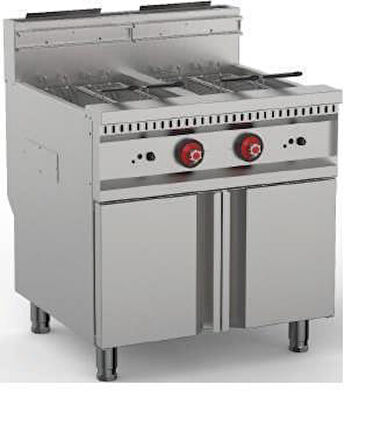 Himaksan  Çiftli Fritöz Dolaplı Tüplü 700 Serisi