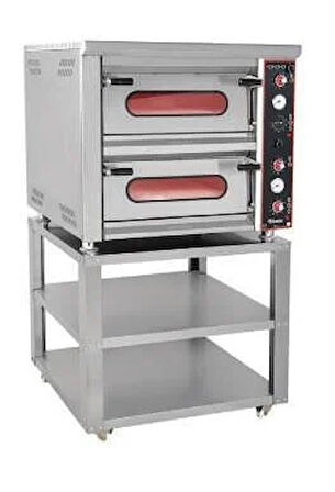 Himaksan Çift Katlı Pizza Fırını Elektrikli 6 + 6 Pizza