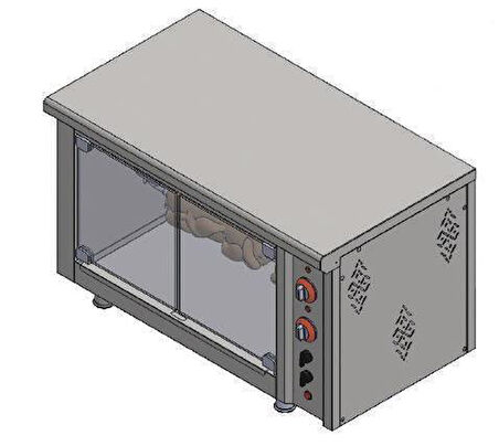 Himaksan Set Üstü Piliç Çevirme Makinesi Elektrikli 3 / 12