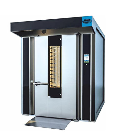 Pimak Elektrikli Döner Arabalı Ekmek Fırını 14 Tepsi 150 x 190 x 200 cm