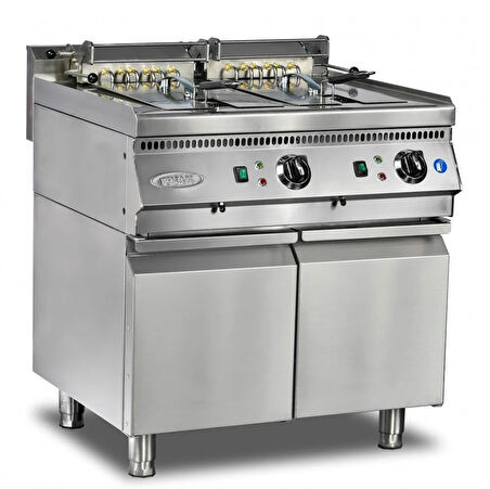 Pimak Elektrikli Fritöz 700 Seri 12+12 LT Dolaplı 80 x 70 x 85 (cm)