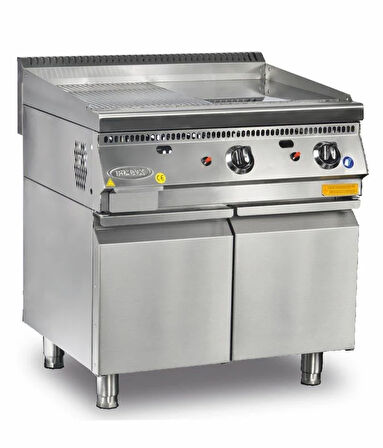 Pimak Doğalgazlı Pleyt Izgara 700 Seri 80X70X30 CM