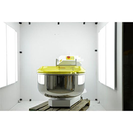 Hnc  Kapaklı Model Çift Devirli 100 kg Hamur Yoğurma Makinesi 380V