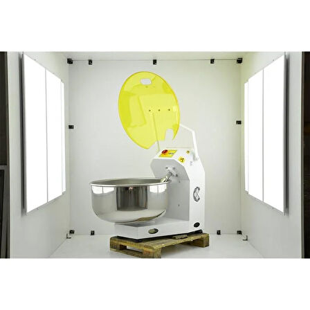 Hnc  Kapaklı Model Çift Devirli 50 kg Hamur Yoğurma Makinesi 380V