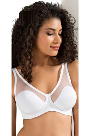 Toparlayıcı Tül Detaylı Soft 9200 Cup Sütyen