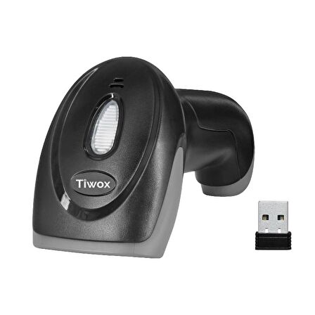 TIWOX VSK-120 2D KAREKOD KABLOSUZ BARKOD OKUYUCU + MINI USB DONGLE 