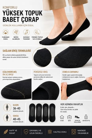 6 Çift Babet Patik Çorap Pamuklu Kadın Kısa Günlük Çorap Sneaker Çorabı