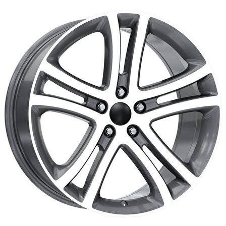 EMR-DY549-02 8.5x19"-5x112 ET33 57.1 Gun Metal Diamond Jant (4 Adet)