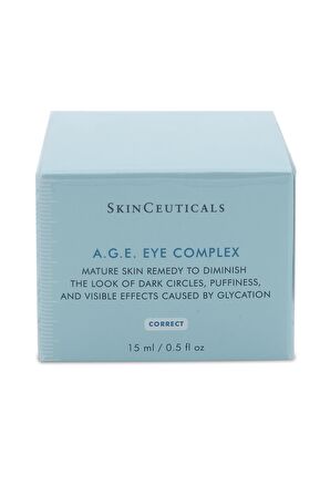 Skinceuticals A.G.E Kırışıklık Karşıtı Gliserin Tüm Yaşlar Göz Çevresi Krem 15 ml 