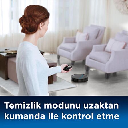 BISSELL EV675 Temizlik Robotu, 100 Dakiyaya Kadar Çalışma Süresi, Uzaktan Kumandalı, 2601N