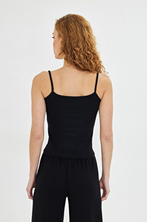 Kadın Modal Kumaş İnce Askılı Body