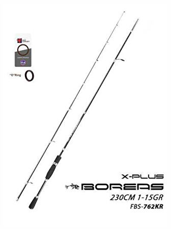 Fujin Boreas 230cm 1-15gr LRF Kamışı FBS-762KR