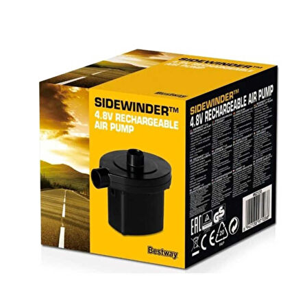 Bestway 62130 Sidewinder 4.8V Şarj Edilebilir Pompa Standart-Standart
