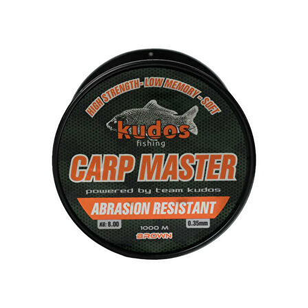 Kudos Carp Master 1000m Kahve Misina Standart-0.40