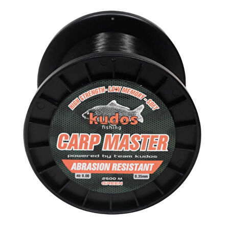 Kudos Carp Master 2500m 0.35 Yeşil Misina Standart-0,40mm