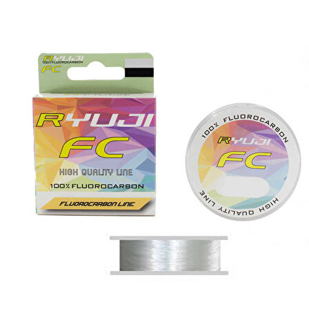 Ryuji %100 Fluoro Carbon 0,23mm 50m Misina Standart-0.45