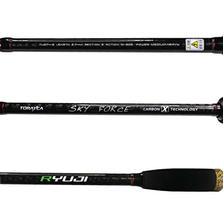 Ryuji Sky Force 274m 10-50gr 2P Spin Olta Kamışı Standart-Standart