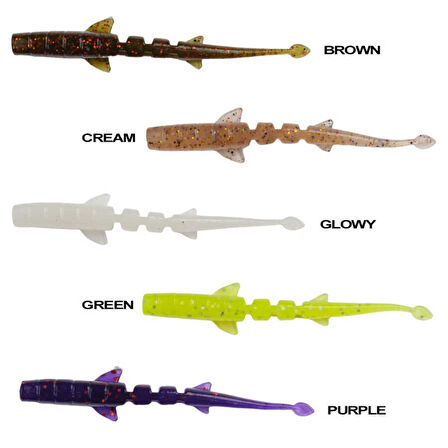 Ryuji Unagi Slug 8 cm Silikon Yem (7 Adet) PURPLE-Standart