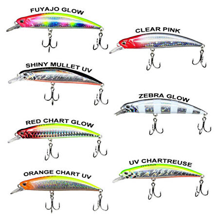 Ryuji Real Jerk Sinking 95mm 16gr Maket Yem UV CHARTREUSE-Standart