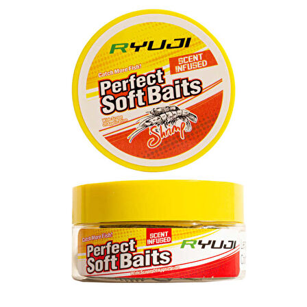 Ryuji Perfect Bait BT Karides Kokulu Silikon (10 Adet) F-Standart
