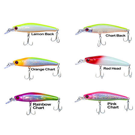Ryuji Bubble Bait 8cm 12gr Maket Yem RAINBOW CHART-Standart