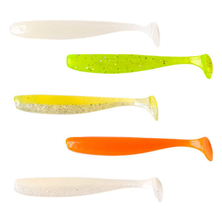Ryuji Slim Shaker 7.6cm Silikon Yem (9 Adet) ORANGE-Standart