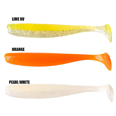 Ryuji Slim Shaker 7.6cm Silikon Yem (9 Adet) ORANGE-Standart