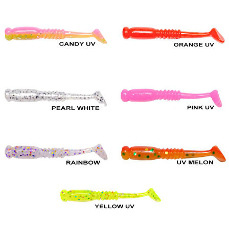 Ryuji Rock Tail 4cm Kokulu Silikon Yem (12 adet) UV MELON-Standart