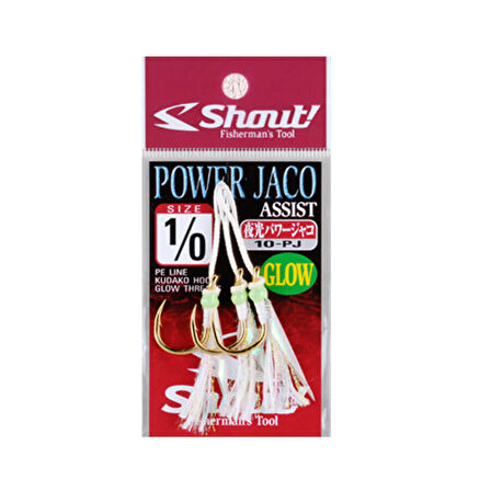 Shout Powerfull Jaco Glow Assist İğne Standart-4/0