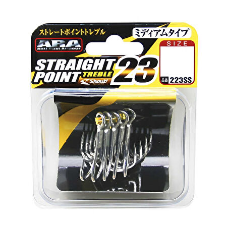 Shout Straight Point 23 Silver Üçlü İğne (6AD) Standart-NO1