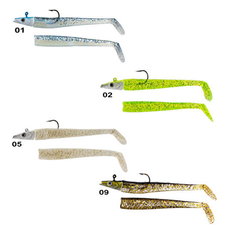 Remixon Snake Shad 11cm 10gr (2+2 Adet) 09-Standart