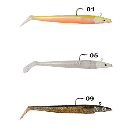 Remixon Snake Shad 12cm 16gr (2+2Adet) 05-Standart