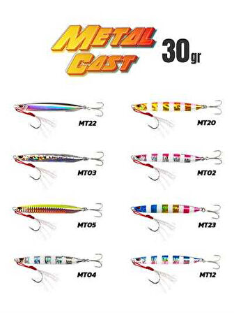 Fujin Metal Cast 30gr Shore Jig Metal Yem MT22 BB Anchovy