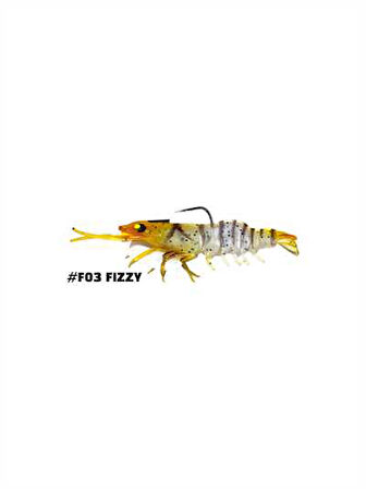 Fujin Caridex 65mm 6.3gr Silikon Karides F01 Jelly