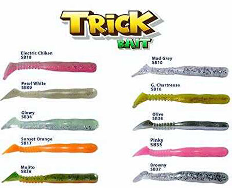 Fujin Trick Bait 9cm Silikon Balık G.Chartreuse