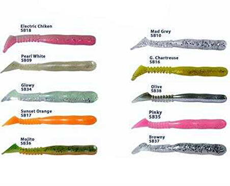 Fujin Trick Bait 9cm Silikon Balık G.Chartreuse