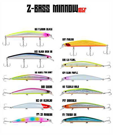 Fujin Z-Bass Minnow 125F 21gr Maket Balık 207 Phoenix