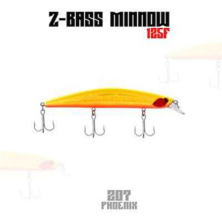 Fujin Z-Bass Minnow 125F 21gr Maket Balık 207 Phoenix