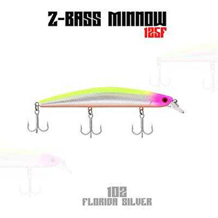 Fujin Z-Bass Minnow 125F 21gr Maket Balık 207 Phoenix