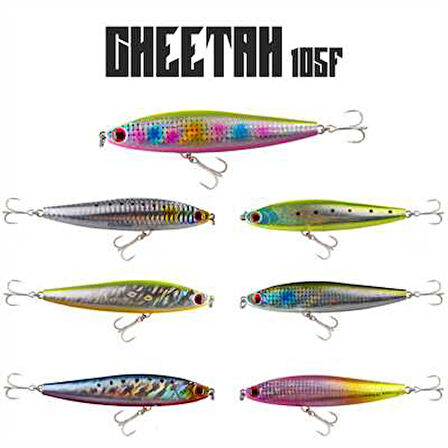 Fujin Cheetah 105F 19gr 10.5cm Maket Balık 180 FuyaJyo