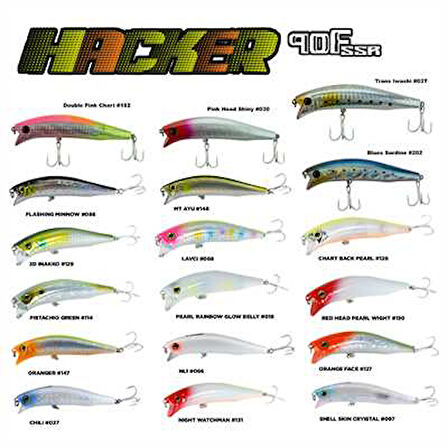 Fujin Hacker 90mm 13.7gr SSR Floating Maket Balık 03T Trans Iwashi