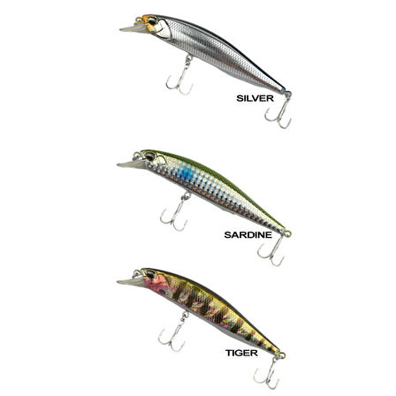 Ryuji Jerk Killer 9.5cm 15gr Maket Yem FLORIDA SILVER-Standart