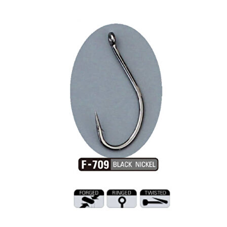 Sasame F-709 BL Nickel Seigo Ringed İğne Standart-2