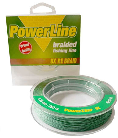 Power Line Braided Classic Premium 8x 250 mt Makara Örgü İp 0,25 mm