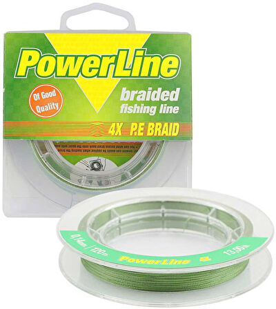 Power Lıne Classıc Braid 4x 250 mt Örgü İp (Yeşil) 0,12 mm