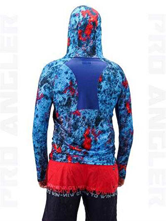 Fujin Pro Angler S24 Hooded Red Reef Medium (M)